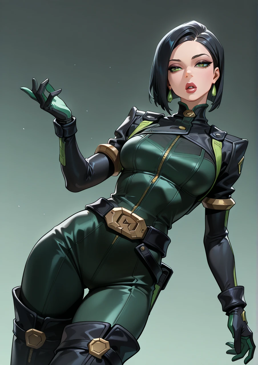(masterpiece, best quality), intricate details,
1girl, <lora:viper-nvwls-v2:0.8> valorantviper, green bodysuit, elbow gloves, belt, thigh boots, gasmask,
<lora:concept_bubbleteachallenge:0.8> bubble tea challenge, drinking straw, crossed arms,