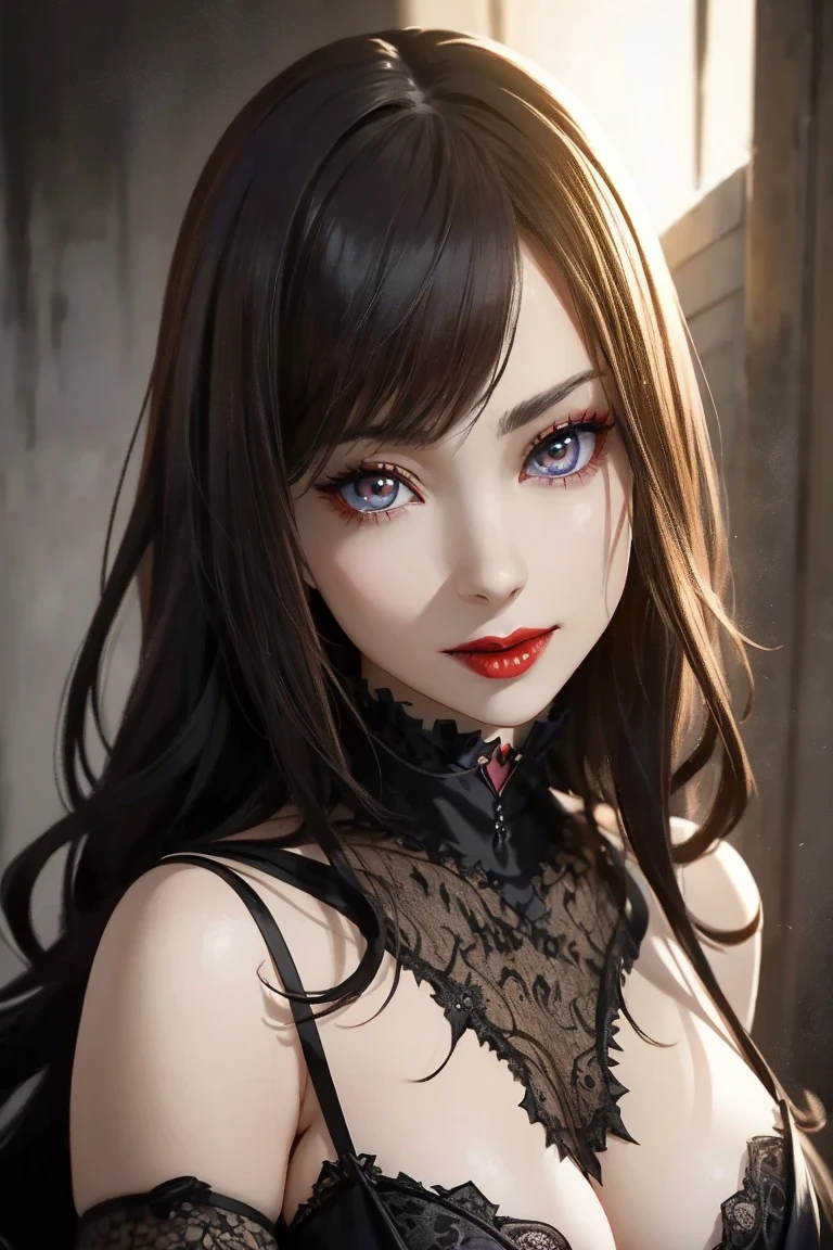(8K, Highest quality, masterpiece: 1.2), (Realistic, Realistic: 1.37), Very detailed, Moon Night、arafed woman in a red dress, female vampire, beautiful female vampire, beautiful vampire female queen, beautiful vampire queen, vampire girl, woman vampire, ((very beautiful sexy scary female vampire:1)), portrait of beautiful vampire, scary vampire, vampire portrait, vampire queen, portrait of a vampire, portrait of a lady vampire, dark vampire, carmilla vampire, ((Sexy negligee:1)), ((skinny body:1)),Cruel Goth Girl, female vampire, Lutz, Gwaites style artwork, Gothic aesthetics, Dark Vampire, Vampire Girl, Fusion of dark fantasy and realism, 18 year old goth girl,Urop, Reusch and Klump style, Portrait of a female vampire,