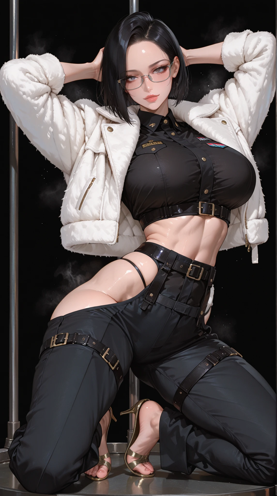 Ultra sexy Fortnite skin in black underwear