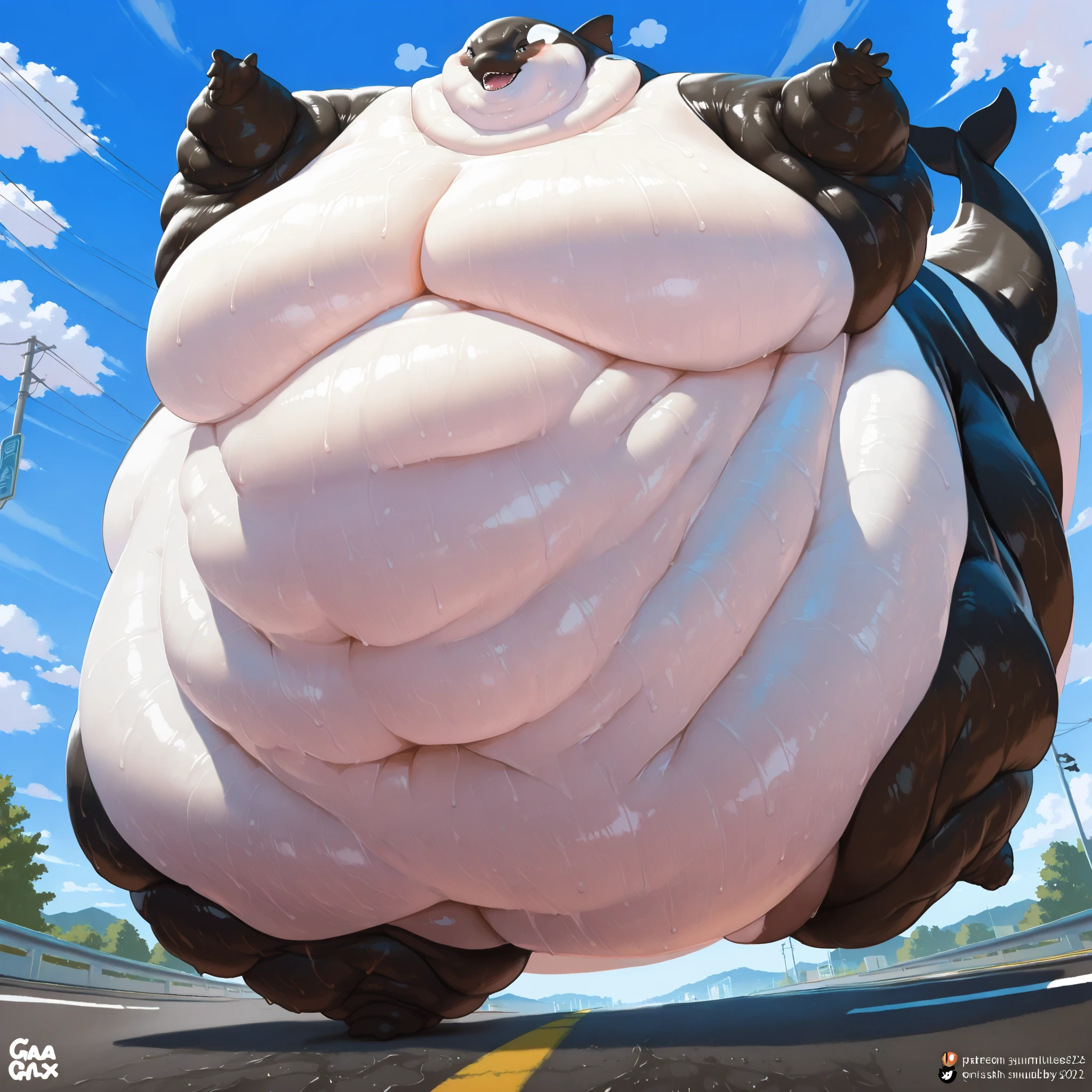 4K, high resolution, best quality, perfect lightning, perfect, Solitary, anthropology, young, Boys,White Wolf:2.0, Hairy body, (Fluffy mane:1.2), Fluffy tail, male, aldult, (Bulky 2:0, Thick muscle 2:0, Huge muscles:2.0, muscular:2.0), (Thick biceps, Veinous biceps, Broad shoulders:2.0), (Thick Legs, Thick calves:1.1), (Digitized foot, 4 Toes:1.2), perfect colors, (Realistic hair, Detailed fur, epic, masterpiece), (Suggestive pose:1.2), (seductive smile, smile 1.3), Beach detail:2.0,Detailed wolf eye:2.0, From k0suna, through dark gems，Superweapon:2.0，vein,White body,White fur,hyperass:2.0,Super strong claws:2.0，permanent，Thick Legs，thick ass:2.0,Sweaty body:2.0,Huge ass:2.0,Black Hat,hyperass:2.0,Huge ass:2.0,Present the ass:1.2,Long legs,Juicy ass:2.0,hyperass，fat ass,fundoshi