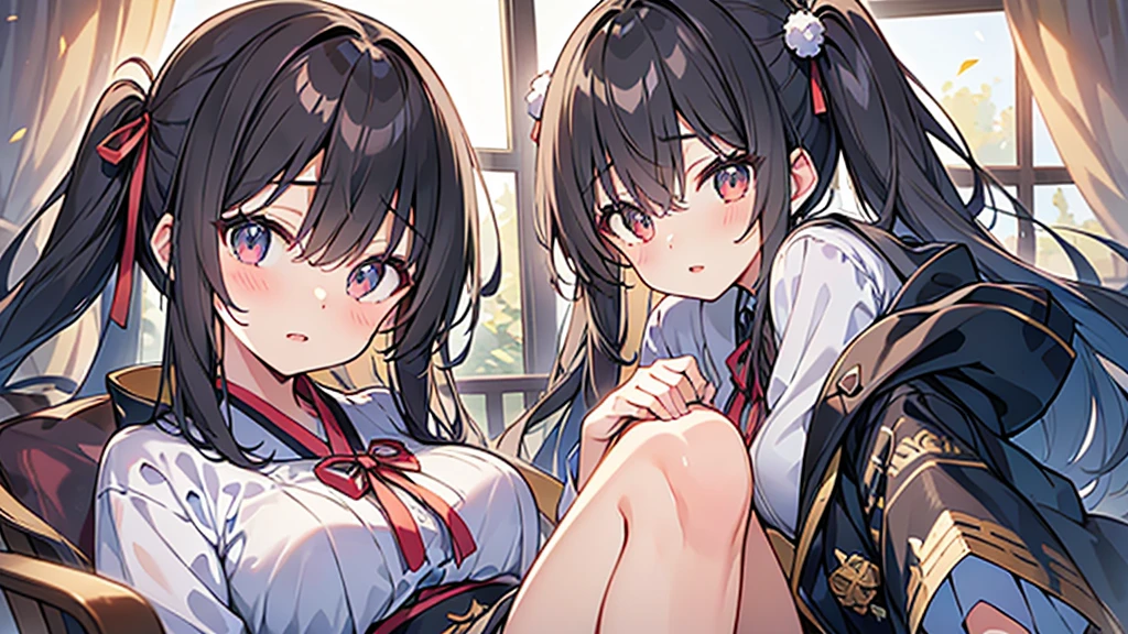 Romance students, two girls students in school , lesbian couple, tall and thin, beautiful, alumnaxalumna, classmates,nude,wet uniform,boob,pussy