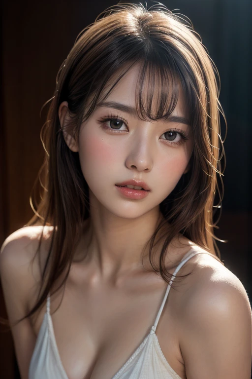 ((highest quality)),(超A high resolution),(Very detailed),(Detailed Description),((The best CG)),(masterpiece),Highly detailed art、(highest quality、8k、32k、masterpiece)、(Realistic)、(Realistic:1.2)、(High resolution)、Very detailed, (closeup-face:1.6), Very beautiful face and eyes, Big eyes, 1 female、Tight waist、Delicate body、(highest quality、Attention to detail、Rich skin detail)、(highest quality、8k、Oil paint:1.2)、Very detailed、(Realistic、Realistic:1.37)、Bright colors