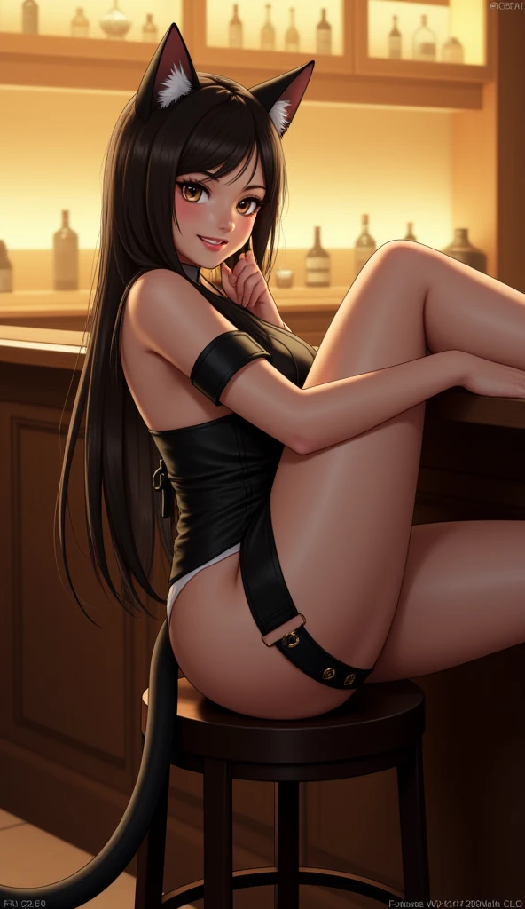 Masterpiece high resolution 12k image 1.2 cuerpo completo, cuerpo esbelto, grandes pechos, delantal , desnudos, ventanas, bright lighting, barista