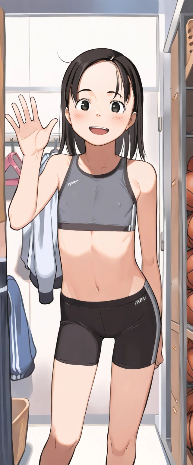 (16k,masterpiece, best quality,beautiful and aesthetic, professional illustrasion, ultra detailed, perfect lighting, incredibly absurdres :1.5) , 1girl , (standing side split : 1.7), (in the convenience store : 1.3),
(high neck crop tops : 1.5), ( covered nipples : 1.3) ,( yoga pants: 1.3), (navel), shoulders, sleeveless, eyelashes, oily skin, embroidery,
(camel toe : 1.4), short hair, (blush, embarrassed, orgasm : 1.2), sweating,
<lora:shizukazom100 v3:0.3>shizukazom100, 1girl, short hair, dark purple hair, bangs, hair ornament, hairclip, pink eyes, white pupils, medium breasts, collarbone