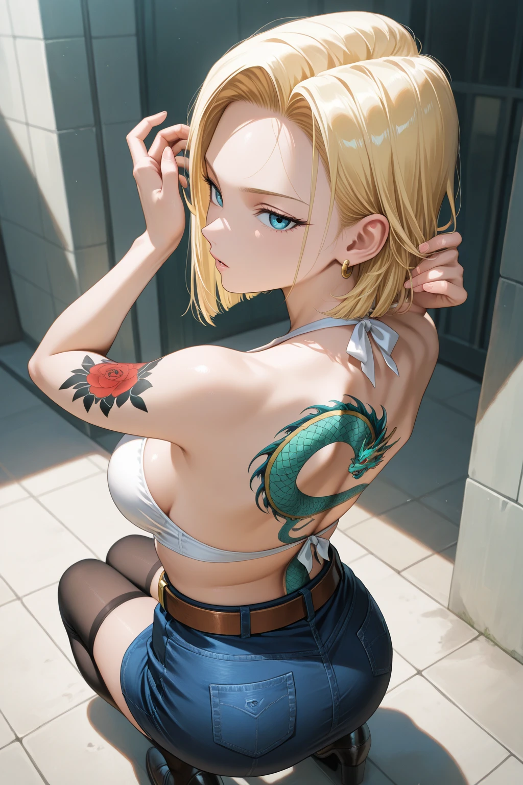 Mary blonde back KOFxv