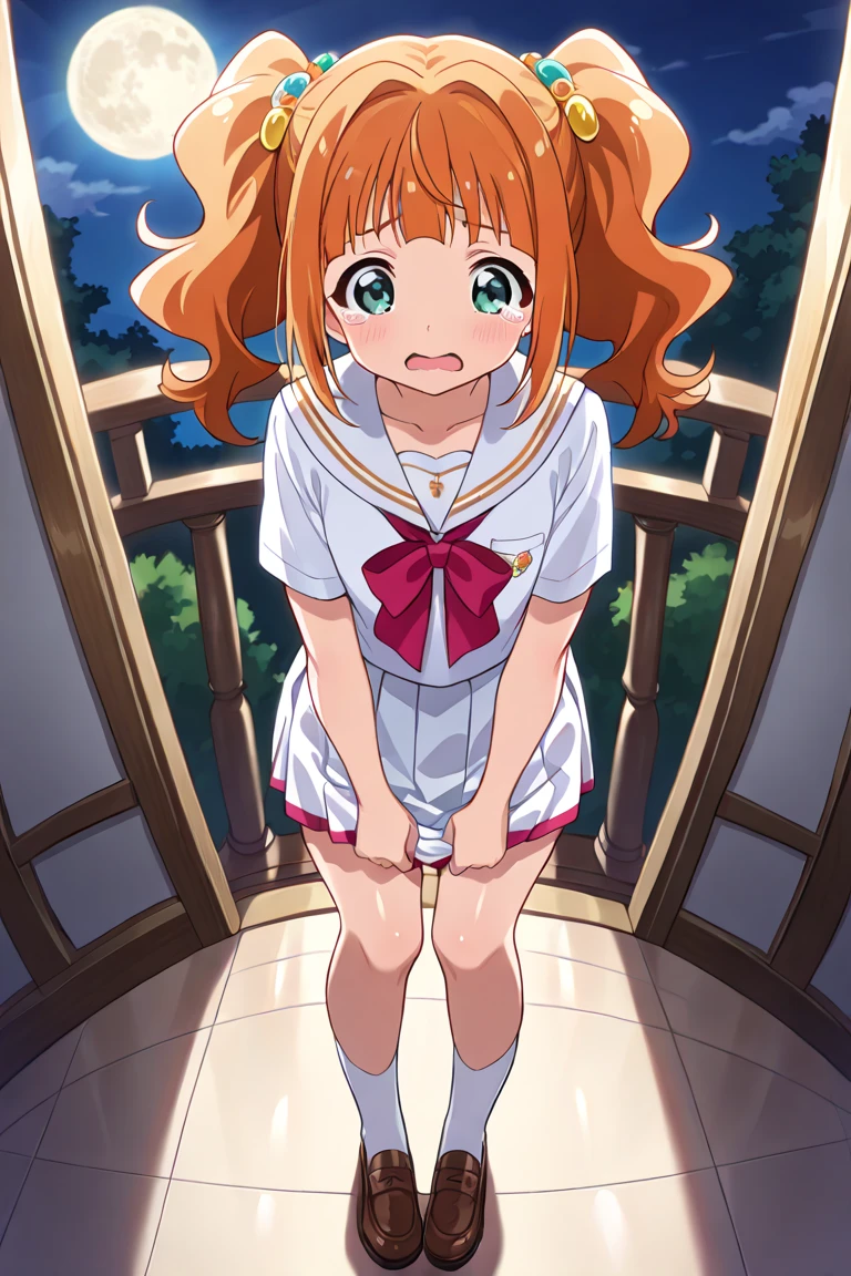 masterpiece, Highest quality, Soft lighting, Looking at the audience, alone, smile, whole body,,(Browsing Caution),(Spread your legs,She spreads her organs to show her uterus), (orgasm: 1.5), (Sexy Body), (Big Breasts: 1.2),),((Cute Costumes:1.5)),(Pussy angle),(pussyfocus,pussyfocus),((Low length:1.5)),(((Young girl:1.5))),(7 years old),((Double Peace)),(((Little:1.4)),((Cute camitop:1.5)),(((squatting,open legs))),Magical Girl Lyrical Nanoha StrikerS: Vivio Takamachi (Young Ver.),(squat),((Not wearing)),((I'm showing my/I'm showing off my)),(((smile))),
