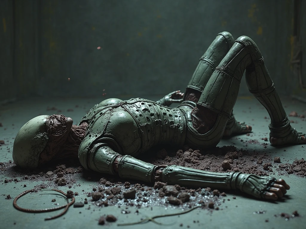Ridley dead on the ground 