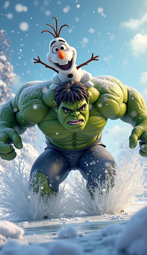 Olaf Hulk version.