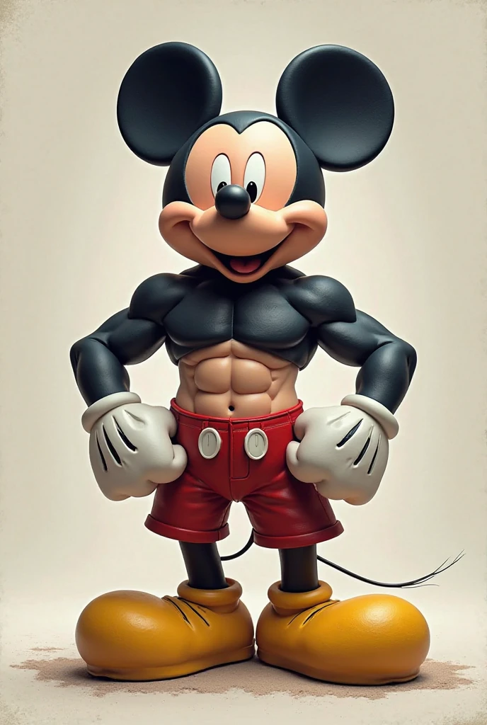 A hot Mickey , muscular with belly hair