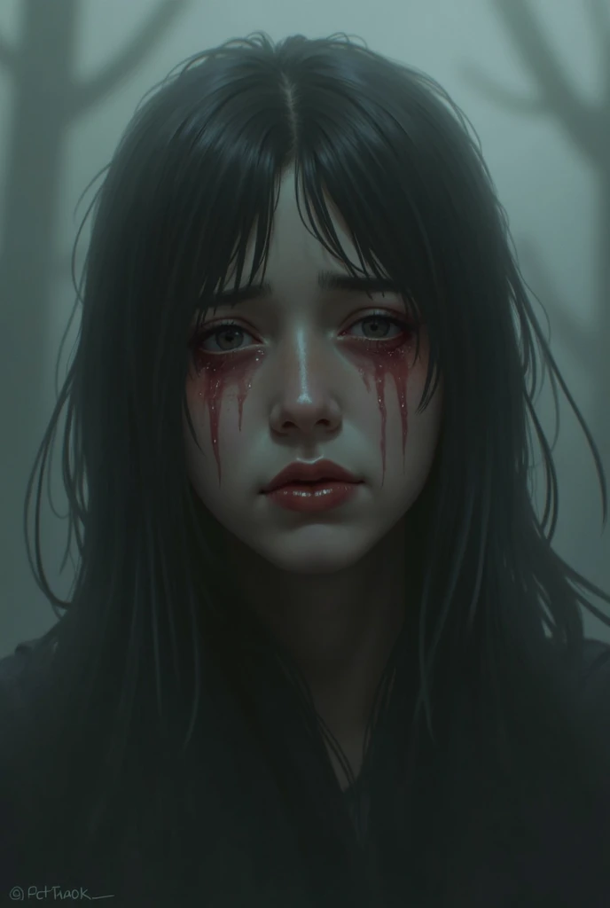 1girl, (solo), outdoors, (heavy rain:1.3), ping hair, broken by woe, profound sadness, deep sorrow, anguish, angst, (contorted expression:1.3), (in severe pain:1.4), absolute despair, doom and gloom, hopelessness, (tears:1.1), horror, ominous atmosphere, (masterpiece), (hyper detailed), (intricate detail), [high contrast], 4k, dark colors, dynamic, best quality, absurdres,