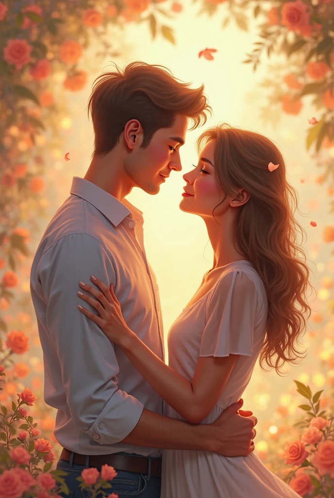 Couples love drawings without heat