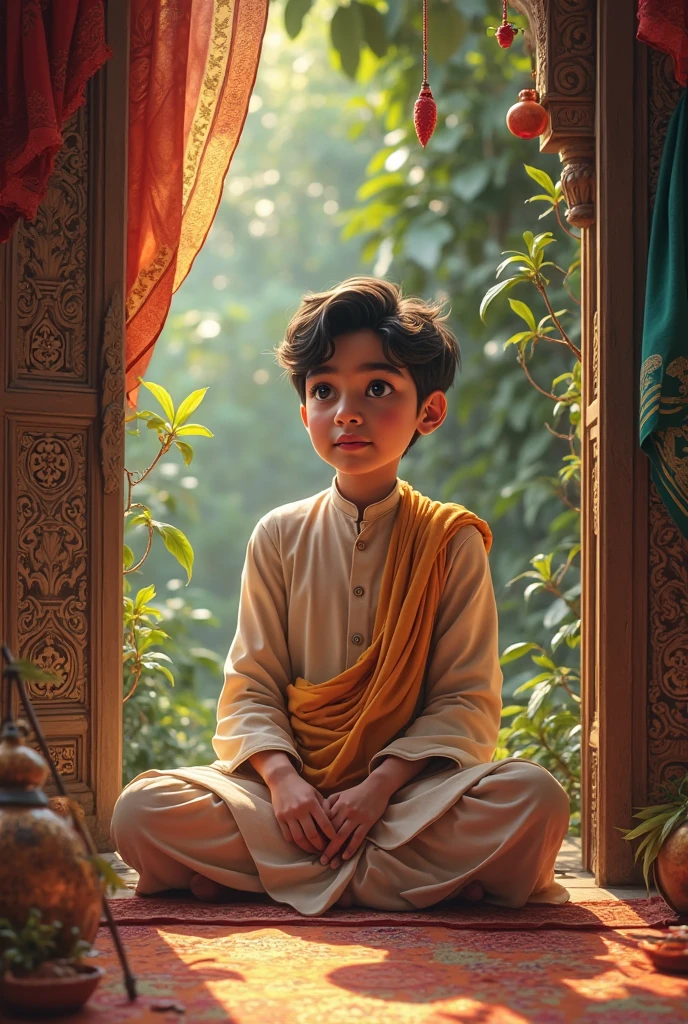 Radio in Sikh boy 


