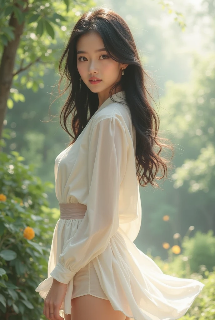 Realistic, masterpiece, best quality, girl, woman, high resolution, portrait, photo_light, {{}}, ulzzang-6500-v1.1:0.9