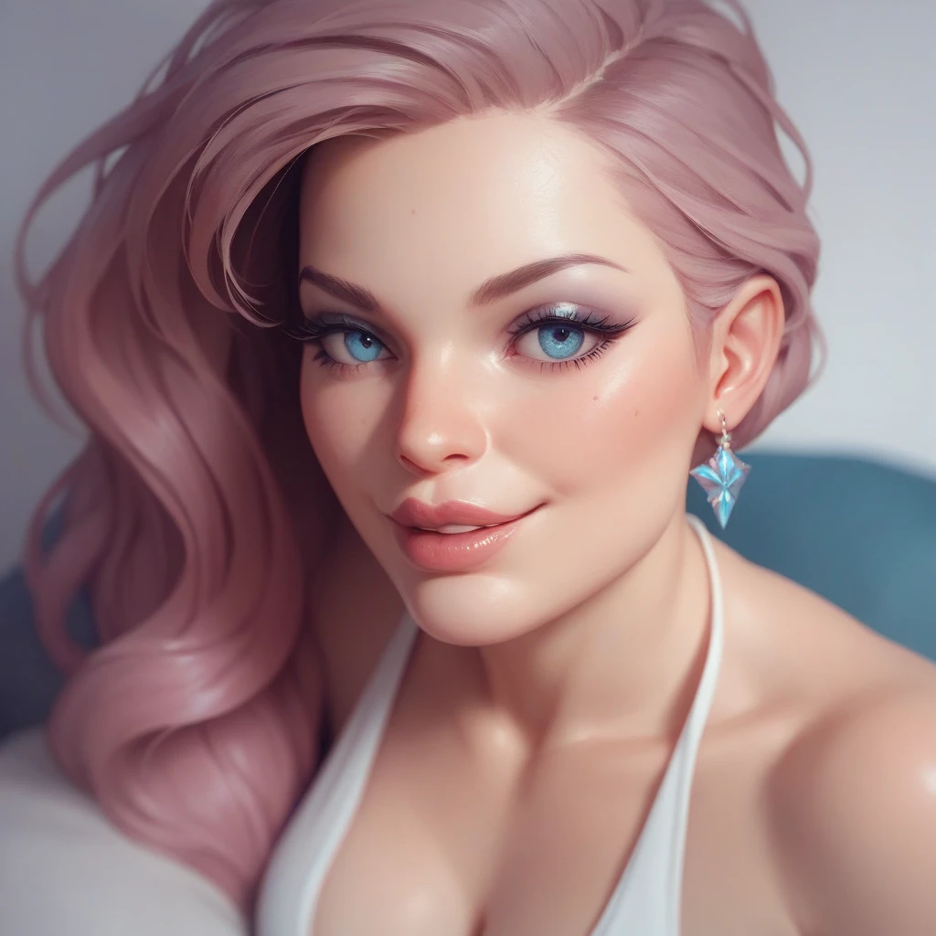 Body portrait for Attractive purple eyes and purple hair woman wearing purple  silk bikini, joy, fun, elegant, pretty face, face details, purple eyes, FULL BODY VIEW, soft skin, fantasy, moon background, blunt cut hair, line art, swimming in the purple ocean, allure, crisp purple eyes, 3d shading, lily Aldridge, rustic charm, gorgeous woman, fashion look, DYNAMIC, marvel comics art, epic, detailed eyes, UHD, pretty face, glamours, clean face, showing in 4k format, impressive, Side-parted asymmetrical bob, fitness body, light hair, realistic, highly detailed, full body, high quality, charming and attractive woman, full intimate setting, comic book by Joshua Middleton.