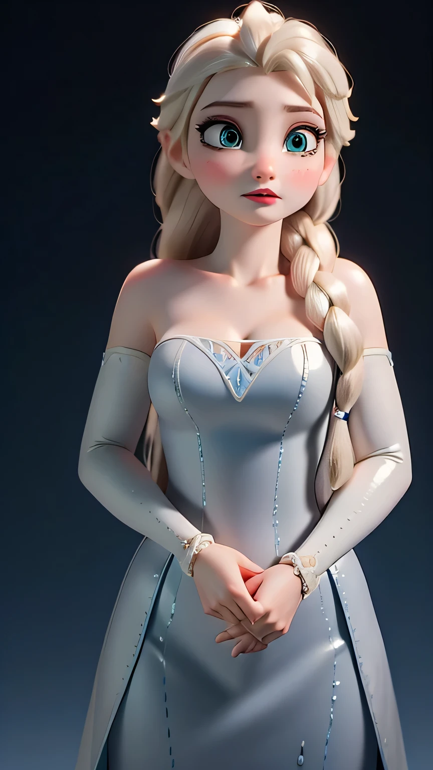 Young Elsa is very hot. busty. cutout. production.. 💗 💕 💮.  3