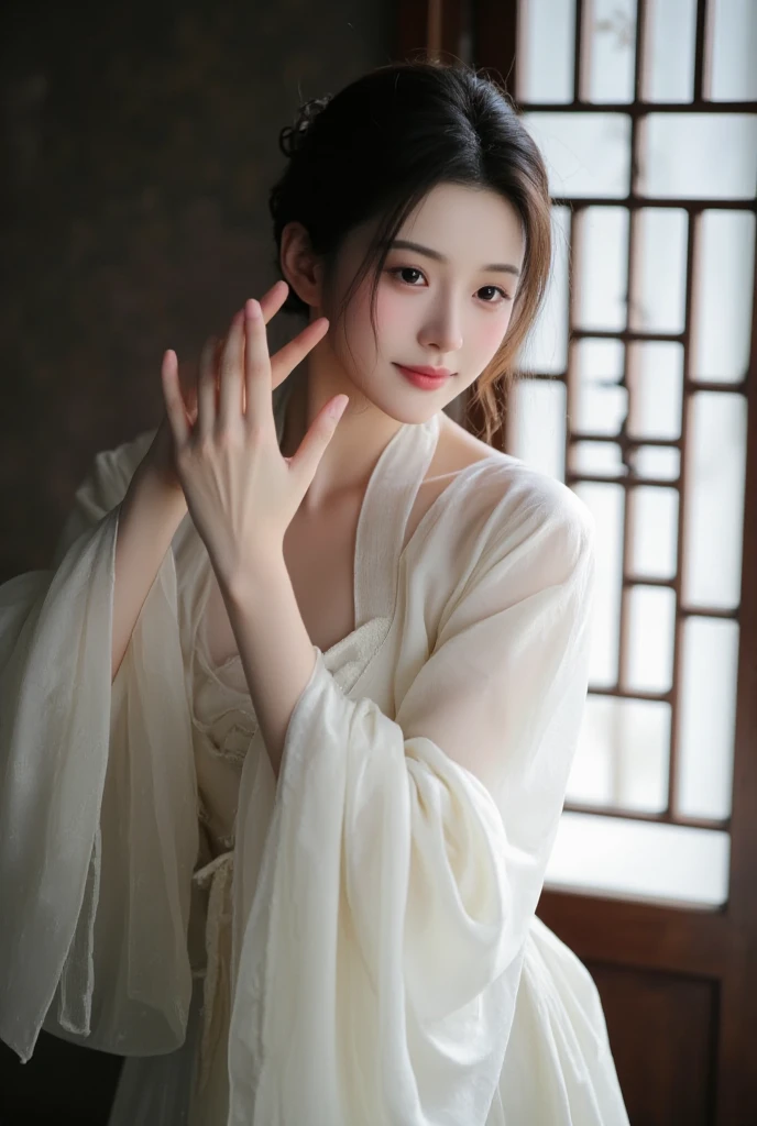 8k, Ultra-high resolution, Highest quality, masterpiece, 三分割法によるphotograph,Surreal, photograph, 1 Girl, (16 years old:1.3), pretty girl, Cute Face, Beautiful eyes in every detail, 細かくdetailedに,masterpiece,One Girl:1.2, Japan Female Announcer,full body,disgust,Long black hair,Loose curly hair,(Dressed in medieval European clothing:1.3),(印象派の美しい少女のPortraiture), (Standing in a medieval European square:1.3), (After the Rain), (Sunset reflection), (Impressionist light and colour),Beautiful leg line beauty,Realistic Skin, Perfect and beautiful face ,完璧でCute Face, Skin with attention to detail, Perfect limbs、Narrow waist、Thin legs),Looking at the audience、beauty,Long neck、(((Ideal body type))),A cup small breasts :2,Portraiture:2,Perfect Anatomy,鮮明なdetailed,detailed,Surreal,Light and shadow,darkness