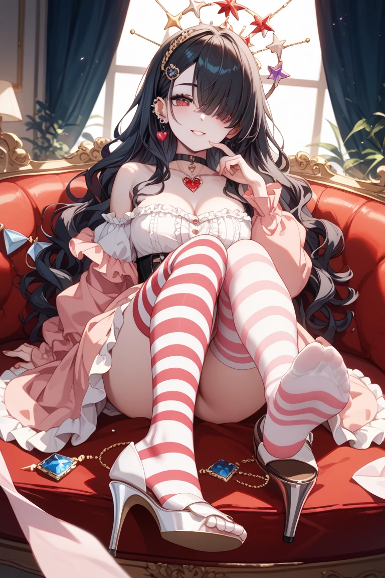Women in strip clubs、Strip Club Lights、(Wearing a rabbit costume:1.3)、Red clothes、
Good move、4K、High resolution、masterpiece、Highest quality、頭w:1.3、((Hasselblad Photos))、Fine skin、Sharp focus、(Cinematic lighting)、Soft lighting、Dynamic Angle、[:(Detailed face:1.2):0.2]、huge 、(((Sit on the sofa with your legs apart、Bend your knees and open your legs)))、Wet Hair、Beautiful legs