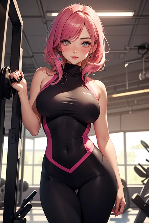 sporty girl,(((1girl))),((girl with bubblegum pink hair and freckles,extremely cute and gorgeous)),

(large breasts:1.4),saggy breasts,(((bubblegum pink hair:1.35,straight hair,long hair:1.4,colored inner hair,ear breathing))),((heterochromia:1.5, (pink_eye and aqua_eye))),(((freckles on the face,freckles,freckled girl))),((fat)),(((lustrous skin:1.5,bright skin: 1.5,skin tanned,shiny skin,very shiny skin,shiny body,plastic glitter skin,exaggerated shiny skin,illuminated skin, wet legs))),(spider lower abdomen,narrow waist,wide hip,athletic body,inflated legs,detailed body,(detailed face)),

cute,slutty,seductive,erotic,(((nsfw))),

zettai ryouiki,((one-piece_swimsuit magenta,wearing a one-piece_swimsuit outfit:1.3,swimsuit type spacesuit,magenta armor swimsuit:1.3)),,(rgb headphones:1.5),((wet clothes,intricate outfit,intricate clothes)),

(dynamic pose:1.0),embarrassed,(centered,scale to fit dimensions,Rule of thirds),

cyberpunk city by the ocean at night, with bright neon signs and dark stormy clouds and puddles, scenery:1.25,

artistic photography,(photography taken by sldr),highres, sharp focus, (ultra detailed, extremely detailed), (photorealistic artwork:1.37),(extremely detailed CG unity 8k wallpaper),((synthwave background theme)),(((vibrant colors))),(intricate background),(masterpiece),(best quality),