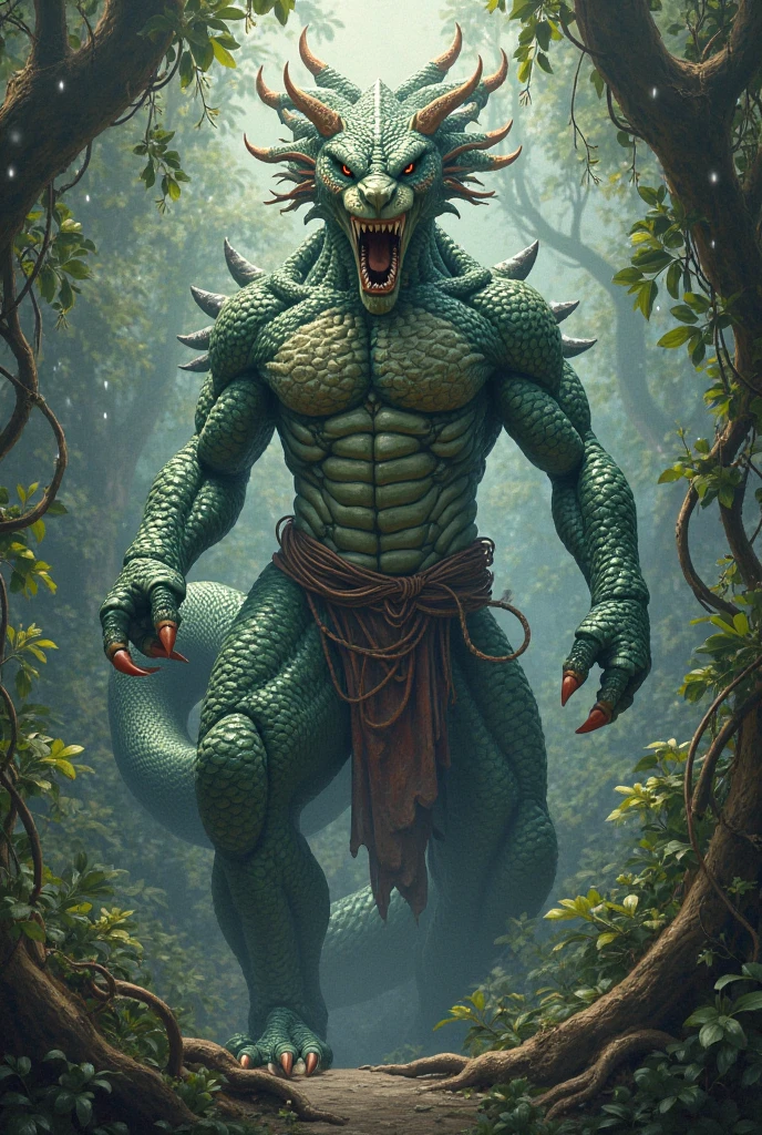 Three-quarter view, (royal ludroth), horn, (green body), (green scales), big loincloth, topless, looking at viewer, happy face, sitting front bonfire, detailed forest background, blue eyes, nipples, fitness muscular body, nipple focus, big bodybuilder body, muscular male, muscular, detailed muscles, detailed scales, bright scales, bright body, detailed face, high detailed, high resolution, high quality, detailed beautiful eyes, (muscular oblique), (muscular v-cut), (hard muscular butt), (wide muscular shoulder), (big muscular thighs), (detailed muscular abs), ((huge muscular pecs)), (big muscular biceps), muscular anthro, manly masculine male, full body portrait, by bruteandbrawn, by personalami, by kenket, (intricate, high detail, hi res, film photography, soft focus, RAW candid cinema, photorealism, realistic, photorealistic, analog style, subsurface scattering, best score, absurd resolution, masterpiece, best quality, ultra realistic, 8k)