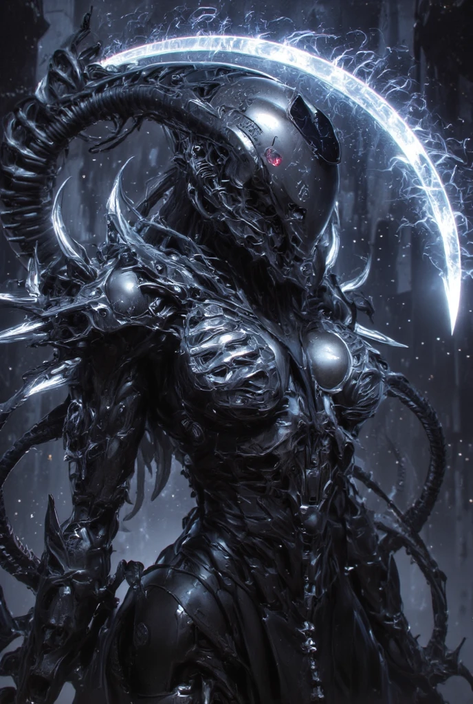 (draconic alien biomechanical succubus with carnage & witchblade physique:1.5), (megan fox as a muscular alien draconic biomechanical demonic woman with flayed skin, gigantic horns, & necrotic metallic muscle:1.5), (witchblade muscular ???????:1.25), (perfect fingers:1.25), ((wide shoulders & upper body:1.25)), (very skinny legs:1), (huge muscular arms:1.25), (ten pack abs:1.25), (full body view:1.25), choker, detailed eyes, (looking at viewer), (smile:1.25), (blank dark background:1.25), in the art style of H.P. Giger, (beautiful girl face:1.25)