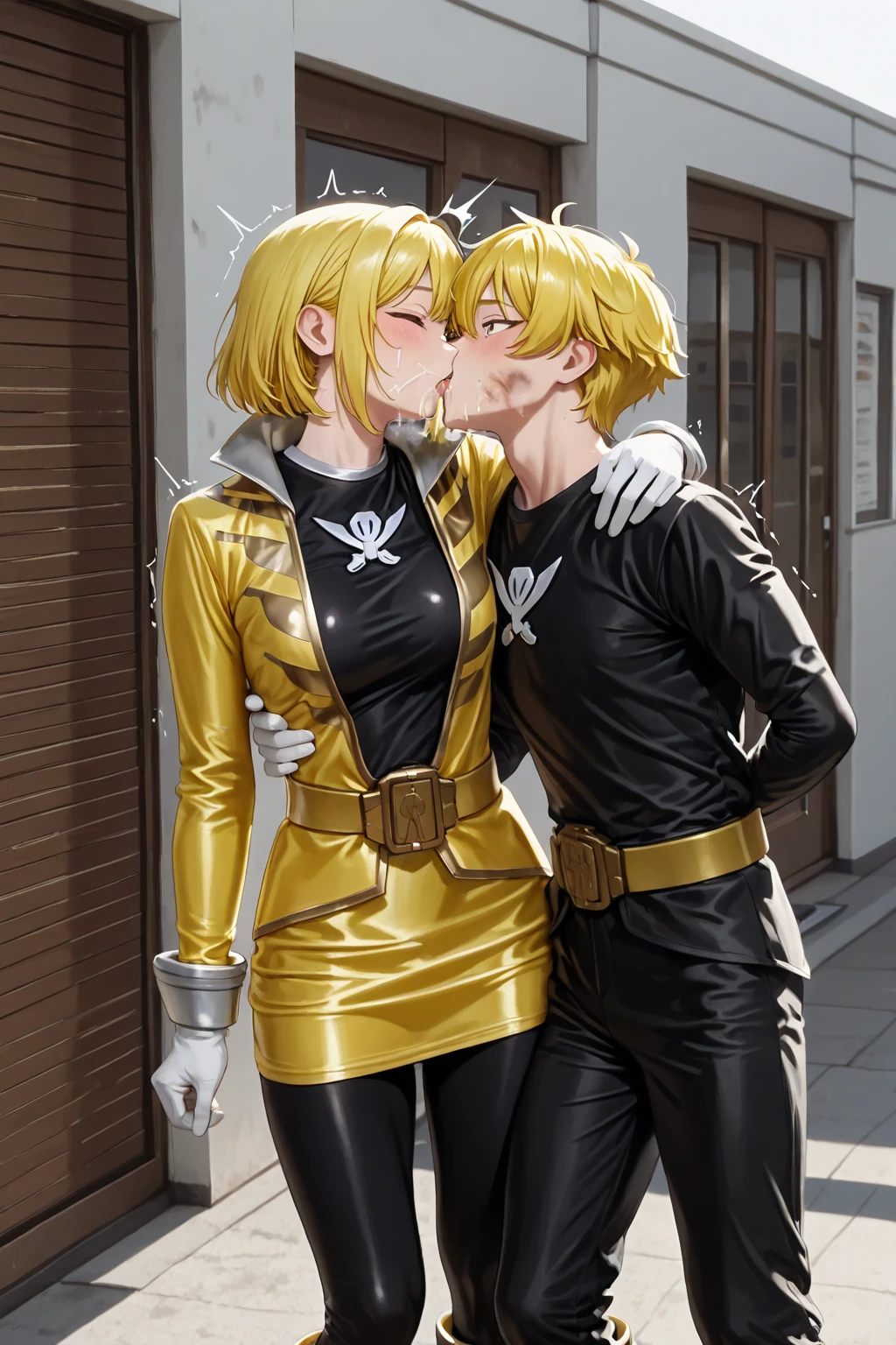 extremely detailed CG,unity 8k wallpaper,beautiful detailed eyes,perfect ???????,novel illustration,high resolution,ultra-detailed,masterpiece,super detailed skin,score_9, score_8_up, score_7_up, source_anime,height difference,{{{hug}}},1boy is faceless male, 1 lgirl, {{{No.664}}},spoken heart,elf,{black heir}, short heir,{{muscular_girl}},gleaming skin,blond hair, full body Shot, zofa belt, chest jewel, forehead mark, black gloves, black boots,zofa bodysuit,latex mask,kissing his face,ahegao, {{bald faceless male}},hetero,reverse upright straddle,face to face ,intercourse with a man,vaginal penis,cum,bedroom