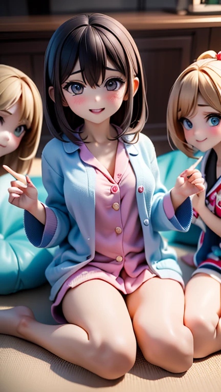 Magazine cover,Twin Tails,cute little girl(Wear an off-shoulder sweater),,(Smooth skin),E7E48U，Small stature，Small Breasts