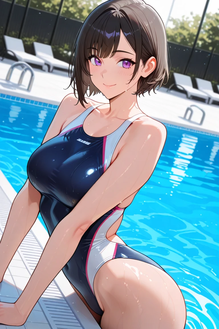 nsfw:1.2,Highest quality, masterpiece, Ultra High resolution, (realism: 1.4), RAW Photos, (Highest quality, High resolution, 4K, Detailed lighting, Shaders, Perfect Anatomy, Perfect Proportions), In the eye of the beholder, (masterpiece, Highest quality) (Highest quality, 4K, 8k, High resolution, masterpiece: 1.2), Very detailedな, (Realistic, Realistic, realism: 1.37), (masterpiece: 1.3, Highest quality, Ultra High resolution, Super detailed), (Realistic, realism: 1.4), (Highest quality: 1.2), Perfect Eyes, Perfect Face, Perfect lighting, (Highest quality, 4K, 8k, High resolution, masterpiece: 1.2), Very detailedな, (Realistic, PhotoRealistic, PhotoRealistic: 1.37), (Highest quality, 4K, 8k, High resolution, masterpiece: 1.5), Very detailedな, (Realistic, PhotoRealistic, PhotoRealistic: 1.5), masterpiece, Highest quality, Super detailed, Highest quality, High resolution, 32K CG, Very delicate and beautiful, figure, High resolution, Sharp focus, Front lighting, Shine, One Girl, alone, smile, very beautiful and detailed anime face, Very detailedな game CG character eyes, ((masterpiece)), ((Highest quality)), (Very detailedな), ((cute)), cute, ((Very detailed)), 4K, (8k), Highest quality,
Absurd:2.0, (White super high cutレーシング水着:1.5), Realistic, unity 8k wallpaper, masterpiece, Realistic face, Realistic skin texture, Detailed Hair, Very detailedな, Realistic glistening skin, cute girl, Perfect Face, Attractive face, Shine肌, (((Juicy breasts))), (((Sexy Body Woman))), (((Black Hair, Wet short hair))), (((Poolside))), ((Red cheeks, 軽いsmile)), Blunt bangs, (((White super high cut racing swimsuit:1.1))), ((Toned body)), ((Curvy))、Erect nipples:1.2、Backlight、camel toe、((White super high cut:1.5))、Crouch、Squat、Selfie