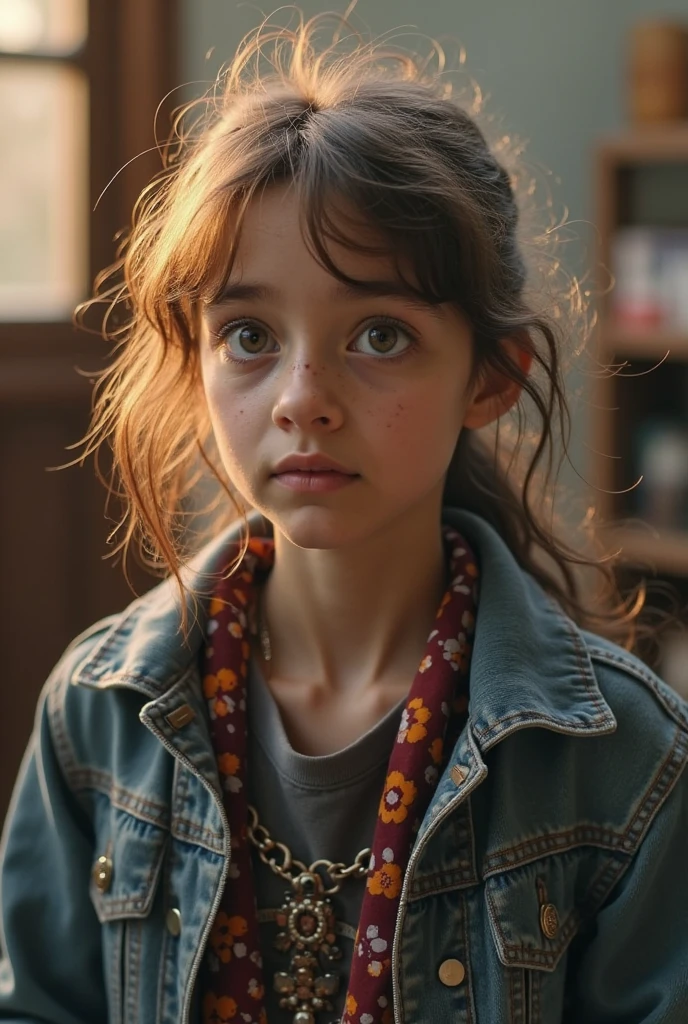 "Generate a hyper-realistic image of a 10-year-old girl from Croatia with authentic face features, set against a realistic street background, showcasing the best quality and intricate details."