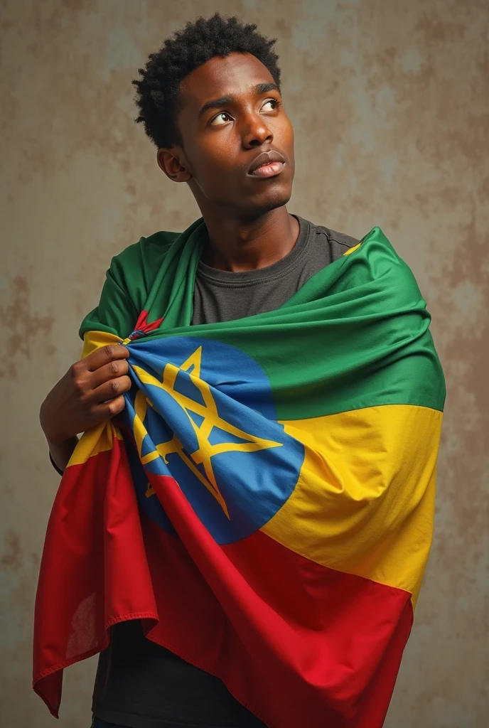 araffe man in traditional african clothing holding a flag and pointing at the camera, african man, african canadian, wearing authentic attire, african, celebrating, inspired by Ras Akyem, portrait shot, inspired by Chinwe Chukwuogo-Roy, traditional clothing, wearing traditional garb, by Chinwe Chukwuogo-Roy