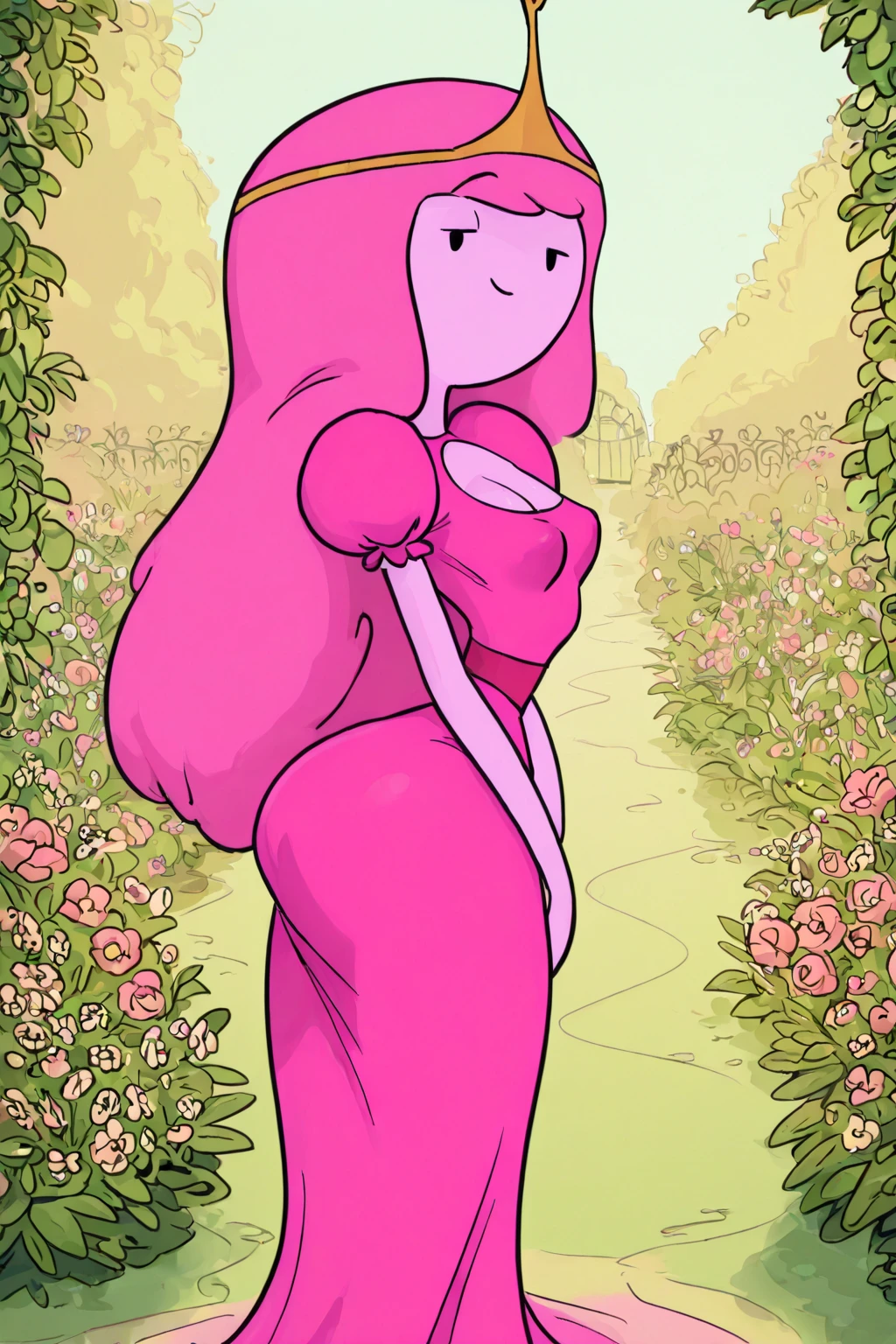 Spinel, futanari:1.1,pau futanari:2.0, huge cock dress:2.0, long cock:2.0,cock giants:2.0,cock colossal:2.0,Broad Hips, Waist slender, Breasts huge, glad:1.1, public, 