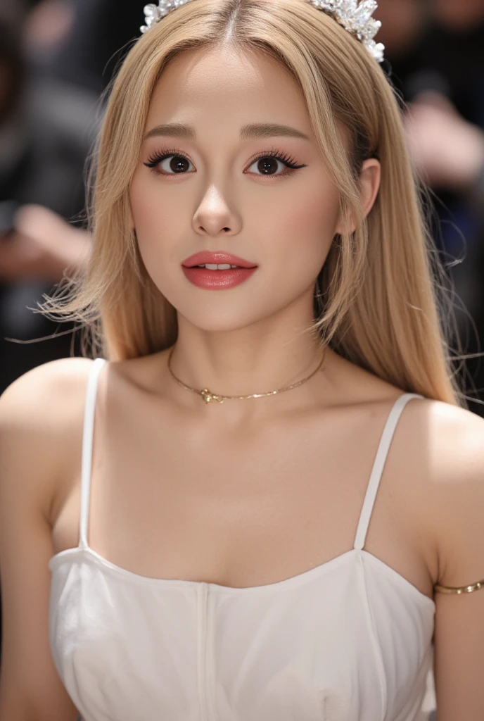 portrait photo of Jordyn beautiful woman hair updo upsweep nightclub sitting at bar (masterpiece) (best quality) (detailed) (8k) (HDR) (wallpaper) (cinematic lighting) (sharp focus) (intricate) <lora:Jordyn:0.7>