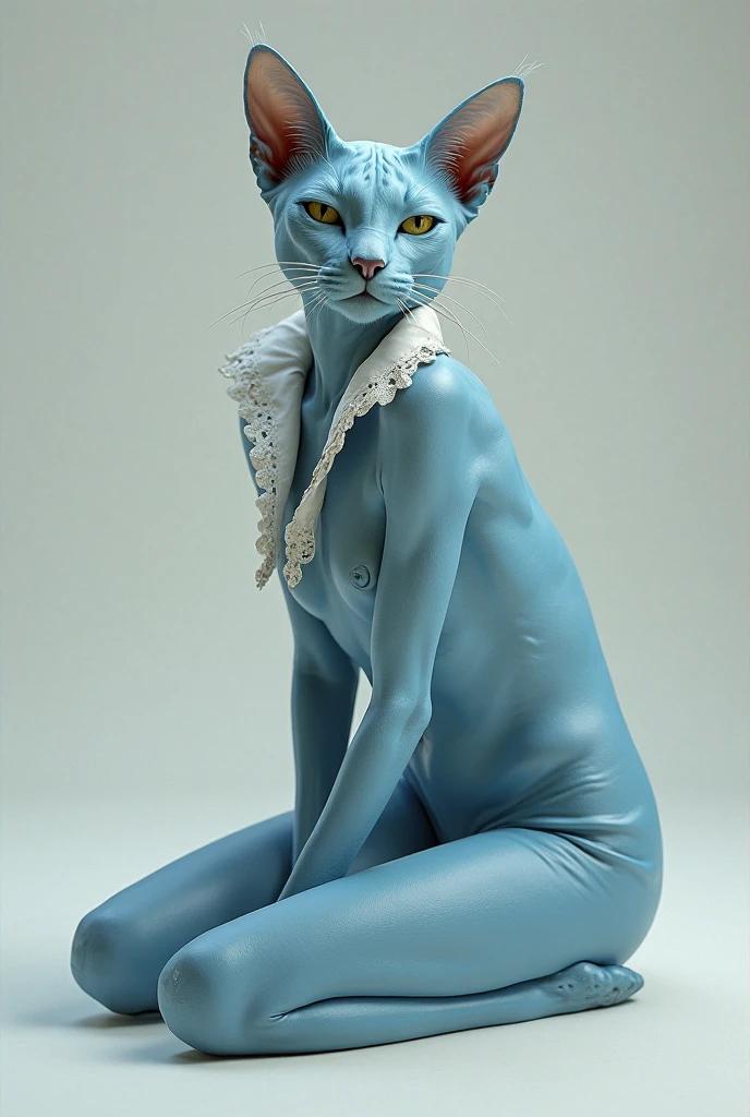 lineart,multiple continuous regular lines,[cat:girl:7],uchikake,thighhighs,simple_background,<lora:lbc_lineart_240403_v1.0-000007:0.8>,