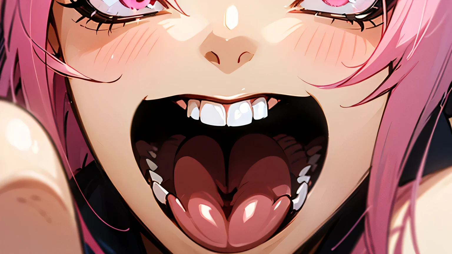 best quality, 8k, 32k, masterpiece, UHD:1.2), highres, (((sharp focus))), ((beautiful detailed tongue)), delicate details,((saliva)), tongue