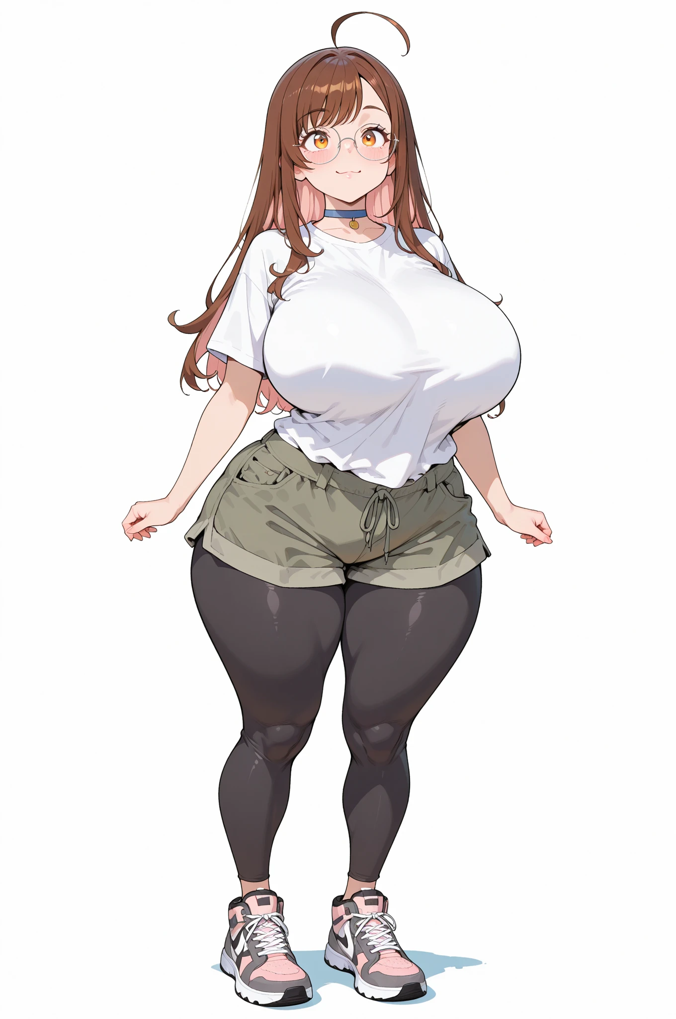 Knee-high socks、naked、{(((Wide Hips)))、 (((plump and thick thighs)))、((Big Ass))、(Big Breasts)、Sexy pose