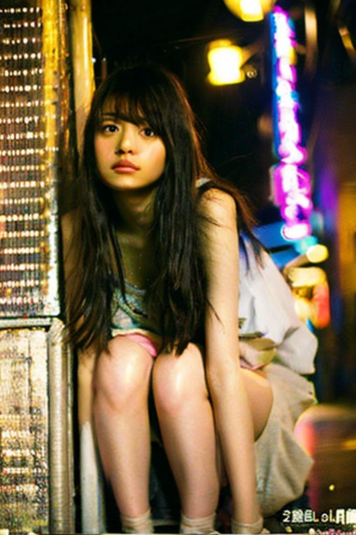 (((((((All Nude)))))))((Reality)), s lips, Detailed background, 1girl in, Squatting in a dark alley、A strong red light shines on my face、16-year-old slim Japanese gravure idol、Natural Breast,, (plaid skirts), small 、Slimed、A slender、Long straight light brown hair, (soft smiling), Look at viewers,Narrow and cramped room、Camisole、Japan's Red Light District、(Prostitutes),(prostitute's room),(dark ilumination)(((((((All nude)))))))((Reality)), s lips, Detailed background, 1girl in, Squatting in a dark alley、Pouring rain、I'm soaked all over.、Sprawled out、A strong red light shines on my face、16-year-old slim Japanese gravure idol、Natural Breast,, (plaid skirts), small 、Slimed、A slender、Long straight light brown hair, (soft smiling), Look at viewers,