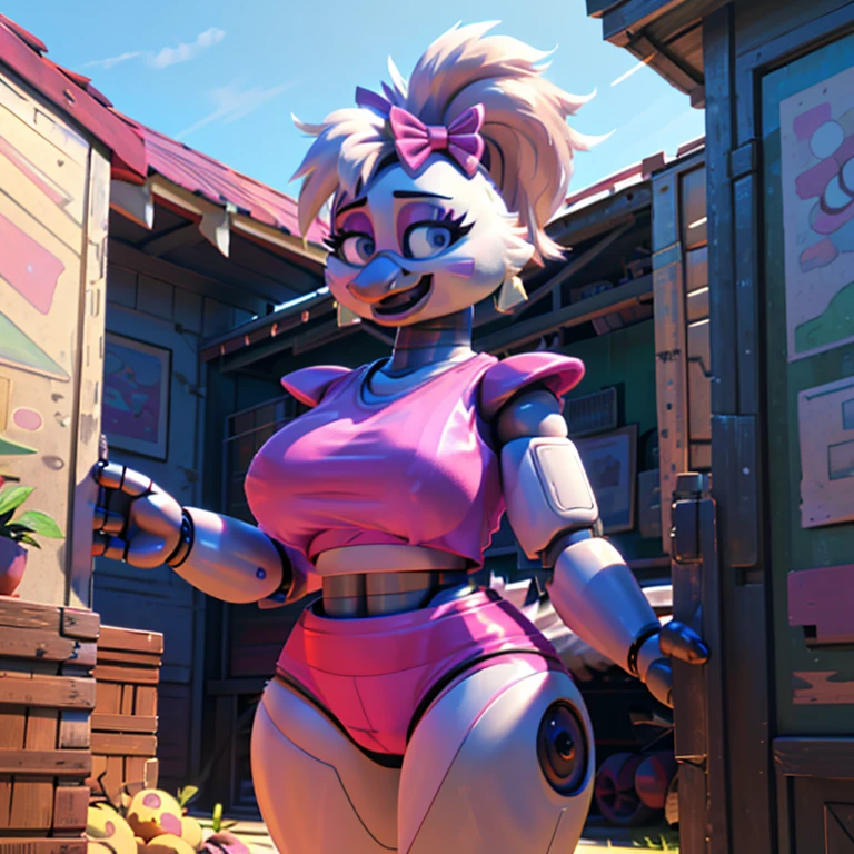 by fluff-kevlar, by Zackary911, by Kenket, by Kilinah, by fluff-kevlar, (((Mangle_(fnaf), woman, breasts, antrum, extremely detailed, extremely detailed legs, extremely detailed arms, extremely detailed face, perfectly detailed eyes, perfectly detailed anatomy))): 1.2, solo, perspective, curved thighs, huge thighs, curvature, looking over the viewer over the shoulder with embarrassed smile, (tail), hypnosis, mental breaking, broken mind, mind control, mindbreak, open mouth ((:o)), slave, slave, brainwashing, brainwashing, expressionless, confused, thicc, alone, submissive, lost eyesight, luminous pink eyes, dilated pupils, steam, sweating, in heat, lust, trembling, blue bikini, ahegao face, pool, backyard, swimming, grabbing her breasts, robot, animatronic