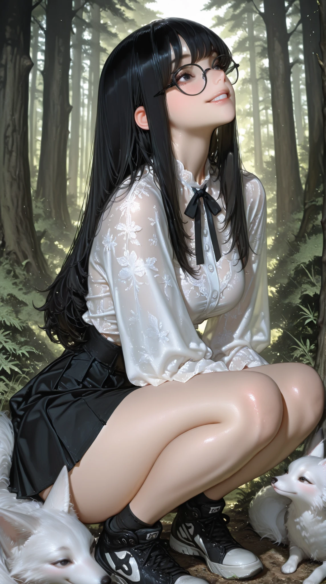 Calvin Klein, Small breasts、Exposed, Slim high school student, young, Japanese, high school girl, cute, Long black hair