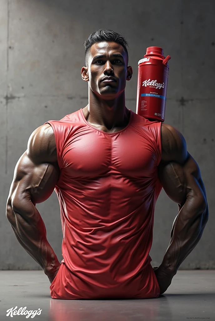Bodybuilder drink juice