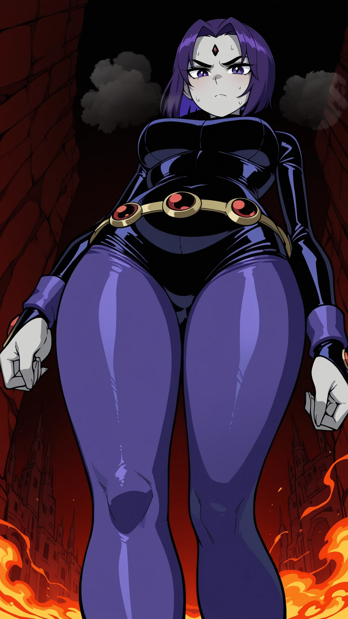 background:empty, character: darkstalkers_manga_morrigan_aensland_anime_masterpiece_intricate, view:full body