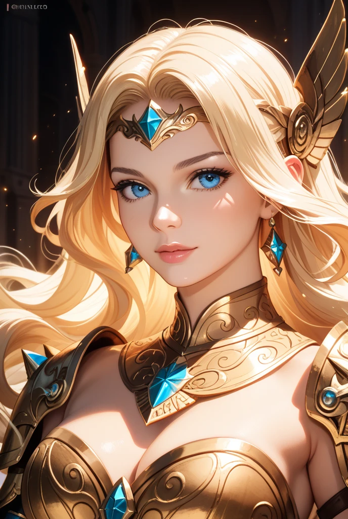 ((best quality)), ((masterpiece)), (detailed), Perfect body，Close-up of a woman wearing a golden costume with wings, Angel golden armor, The majestic angel, angel knight girl, Final Fantasy Tactics Characters, Mysterious Atlantean Valkyrie, as a Mysterious Valkyrie, Seraph, Maple Leaf Story Character Art, With fiery golden wings, Golden Wings, April Rendering, Mysterious Valkyrie, Close-up of a woman wearing a golden costume with wings, Concept art inspired by PwC, pixiv, Baroque, Angel golden armor, The majestic angel, angel knight girl, Final Fantasy Tactics Characters, Mysterious Atlantean Valkyrie, as a Mysterious Valkyrie, Seraph, Maple Leaf Story Character Art, With fiery golden wings, Golden Wings, Battle with the orcs
