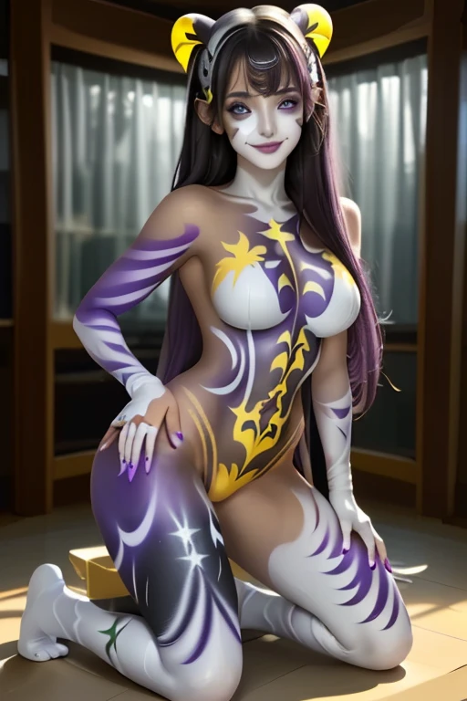K/DA, Akali, League of Legends, Without clothing, completely naked, sexual, detailed body, Eyes Detailed
