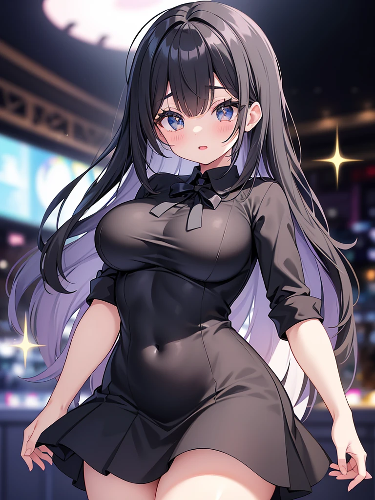 (high quality,Very detailed:1.37, High resolution), Woman, (very long hair:1.5), dark purple hair, purple eeyes, large breasts, (wetting herself:2.0), standing, (very long tight dress:1.5), (arms crossed:1.5), (white dress:1.5), (embarrassed:1.5), (humiliation:1.5), (angry:1.25), (blushing:1.5), open mouth, Cyberpunk Style, Cyberpunk Cityscape, Neon Light, High-tech accessories, Meticulous details, (extremely detailed eys:1.37), Glowing LED pattern, Urban scenery, Futuristic elements, Mysterious Aura, ,Flying cars racing through the air, Holographic Advertising, Visually stunning architecture, Energetic and dynamic poses, Gives off a powerful aura, The cityscape reflected in her metallic eyes, Graceful movement amidst chaos, A moonlit sky with a futuristic hue, Pulsating Electronic Soundtrack, Enhanced Augmented Reality Overlays, Interacting with virtual objects in the environment