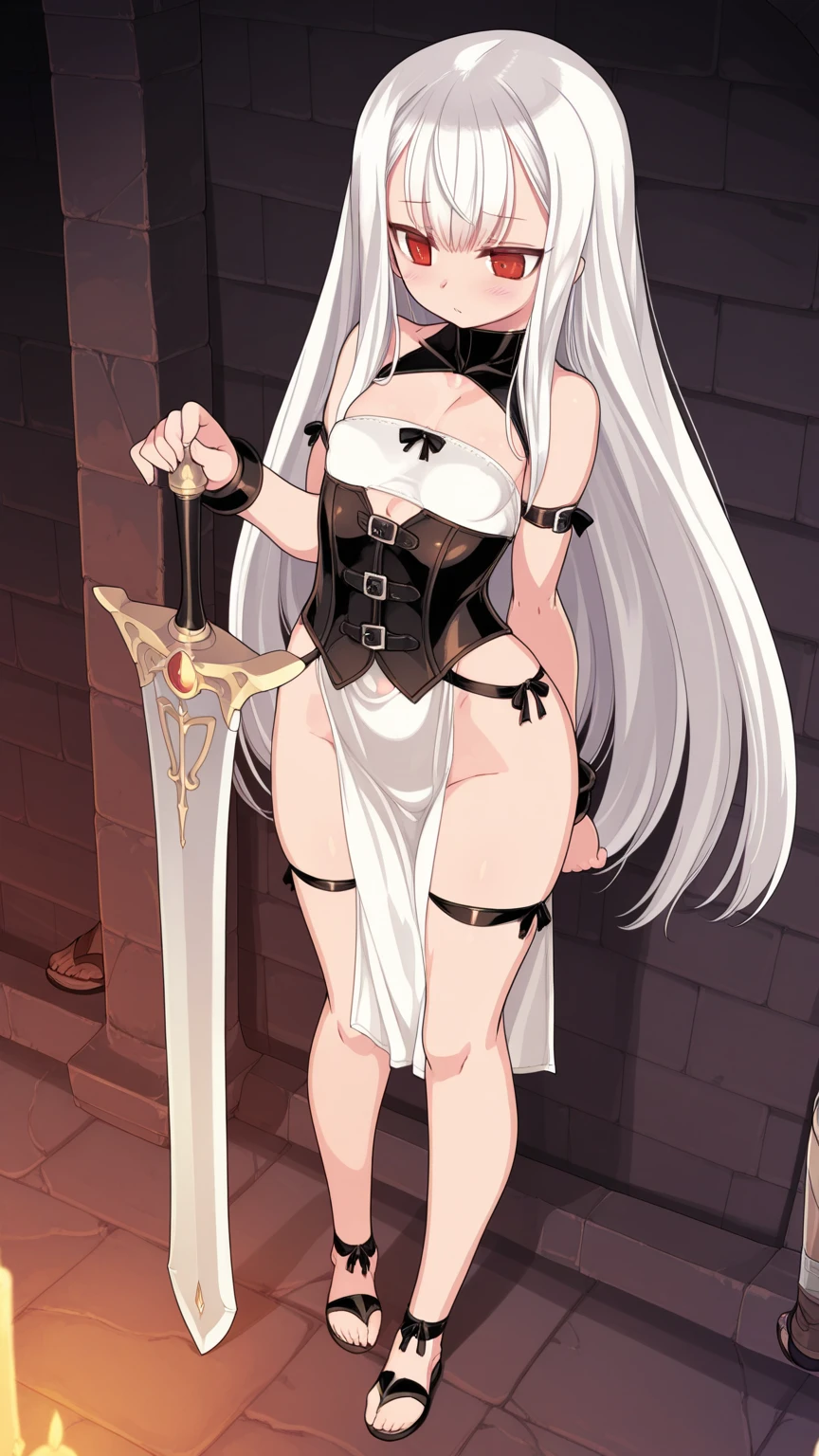 (Ultra Real), (Illustration), (High Resolution), (8K), (Very Detailed), (Best Illustration), (Beautiful Detailed Eyes), (Best Quality), (Ultra Detailed), (Masterpiece) big breasts, attractive legs, (busty), (perky) (huge ass) (bubble butt) human_feet, thick thighs, messy hair, blue under highlights in black hair (purple eyes:1.1), barefoot, 1girl, mole under eye, short hair, catlike puples, wide hips, shirt, long sleeves, jacket, white shirt, collared shirt, shorts, b, bindi dot, elf ears black gloves middle part hair, Wolbach, solo, multicolored eyes, parted bangs, defCorrin, top down pov
