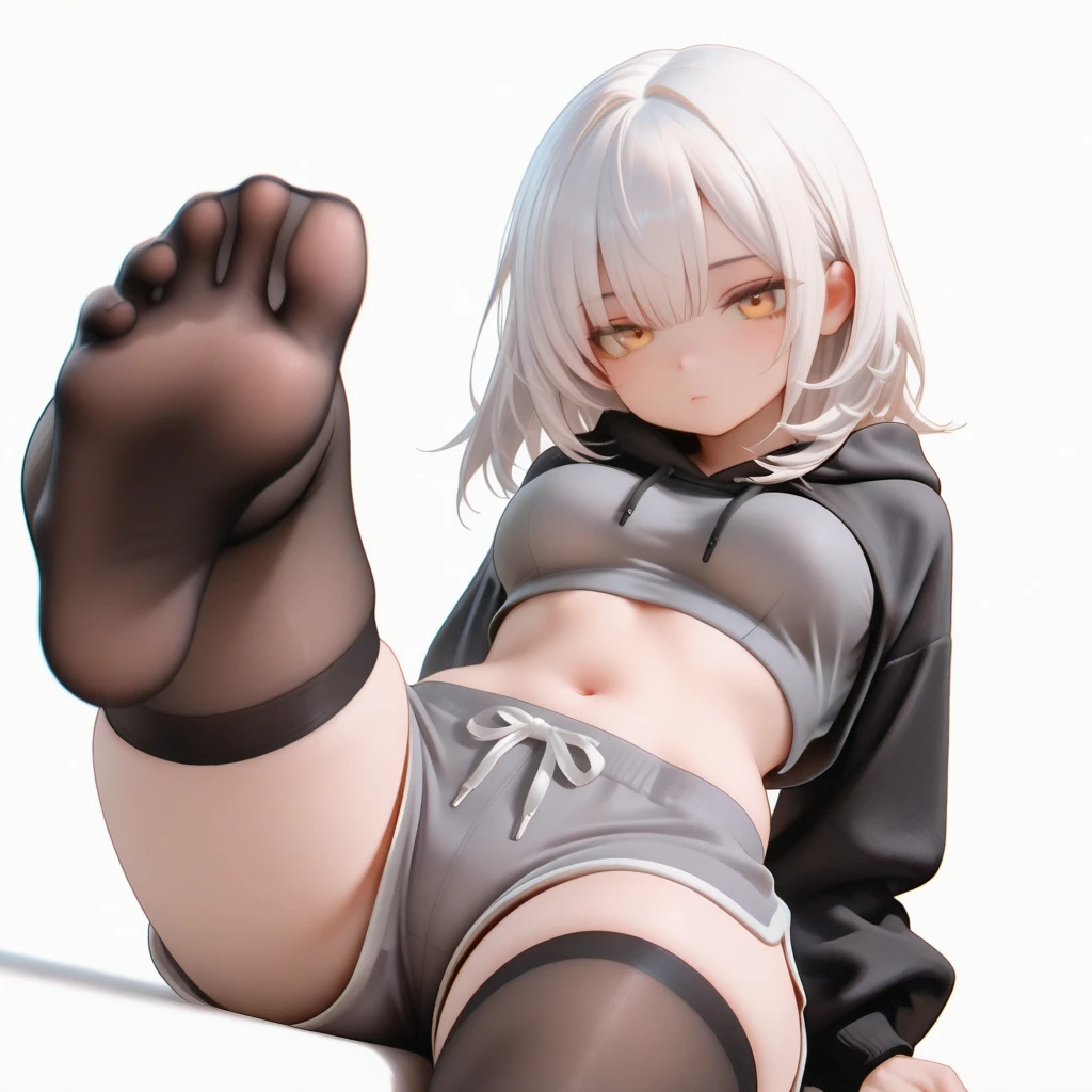 下着の詳細な筋肉のリアルなmasterpieceを持つカメラを見ている美しいサイバネティックガール,Slender,Nipples,Active Pause, Action pose, Loose Ruth |, Gold Parts, fringe, Short-haired, Back view, coastal,(A faint smile),(Background is Moon:1.1)(From below),(squat:1.3),(Spread your legs:1.3),(Show your crotch:1.3),masterpiece,8K
