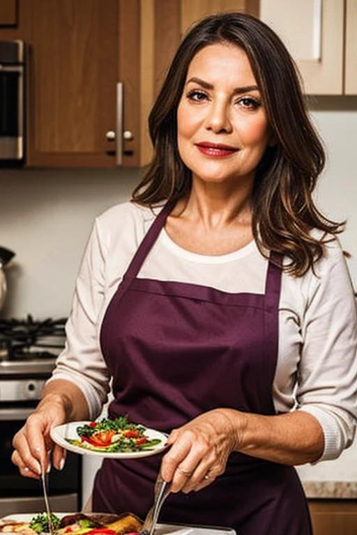 Madre en la cocina