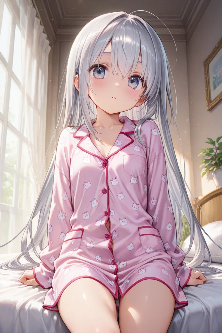 masterpiece, best quality, <lora:IzumiSagiri_sagiriV1:0.4>, izumi_sagiri, pink