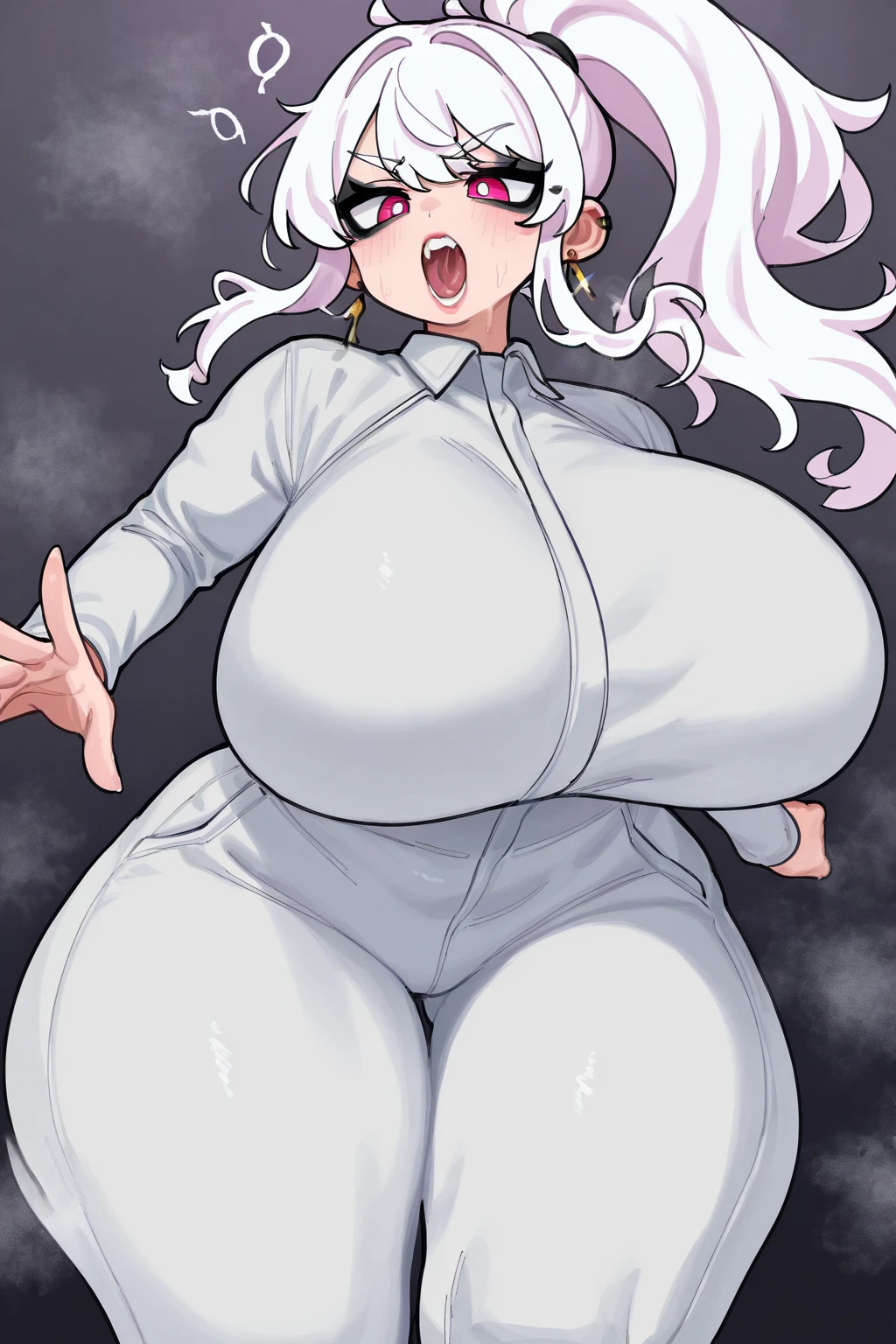 girl, solo, Black & White Manga, 18, BBW, Peito Enorme,