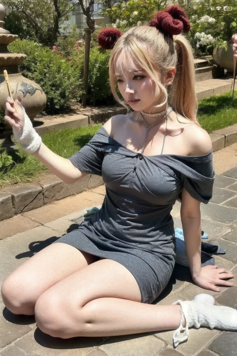NSFW、((Completely naked:1.5))、((iron collar:1.5))、((shackles:1.5))、fetters、((Lock:1.5))、(masterpiece)、(hyper real)、ancient peasant woman、women in agriculture、beautiful woman、High level image quality、High resolution、realistic、blonde、blondeの女性、((beautiful mature woman:1.2))、middle-aged women、fine skin texture、超A high resolution、Wear flesh-colored fabric、realistic、((plump body shape:1.2))、中年beautiful woman、Fine green eyes、fluffy long hair、非常に繊細でfine skin texture、45 ancient peasant woman、((I'm in the village square:1.5))、women in agriculture、big cleavage、plunging neckline、revealing clothes、not wearing underwear、big red lips、(Wear flesh-colored fabric)、restraint、restraintされている、sexual intercourse、男とsexual intercourse、Violated pose、expression of agony、sad expression、expression of ecstasy、