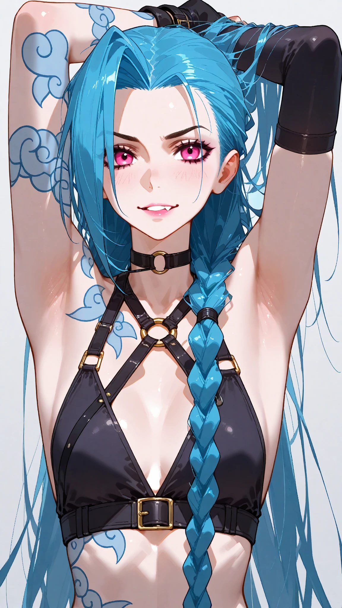 Jinx,Fleshy thighs，Poster publicity style，Ocean park，C cup,Affectionate