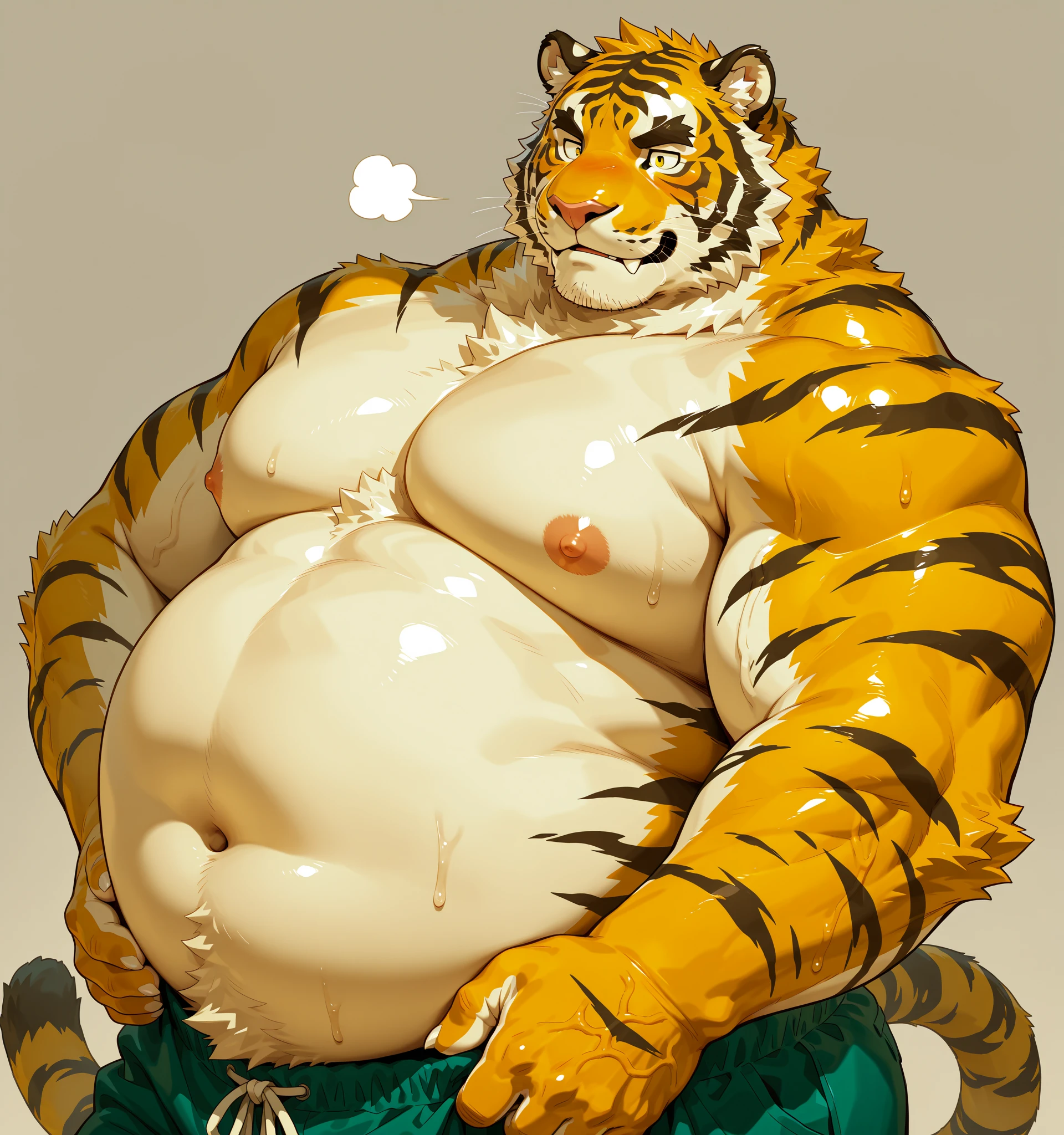 Tiger‚male‚big sphere belly‚big belly‚fat belly‚big chest‚pregnant‚muscular‚bodybuilder‚big abdominal muscle‚big fat belly‚huge bulge belly‚huge belly muscular ‚huge bulge belly‚big fat belly ‚gigantic belly‚ waterfall ‚ summer ‚huge penis‚huge balls‚ naked‚big cock‚blood on belly